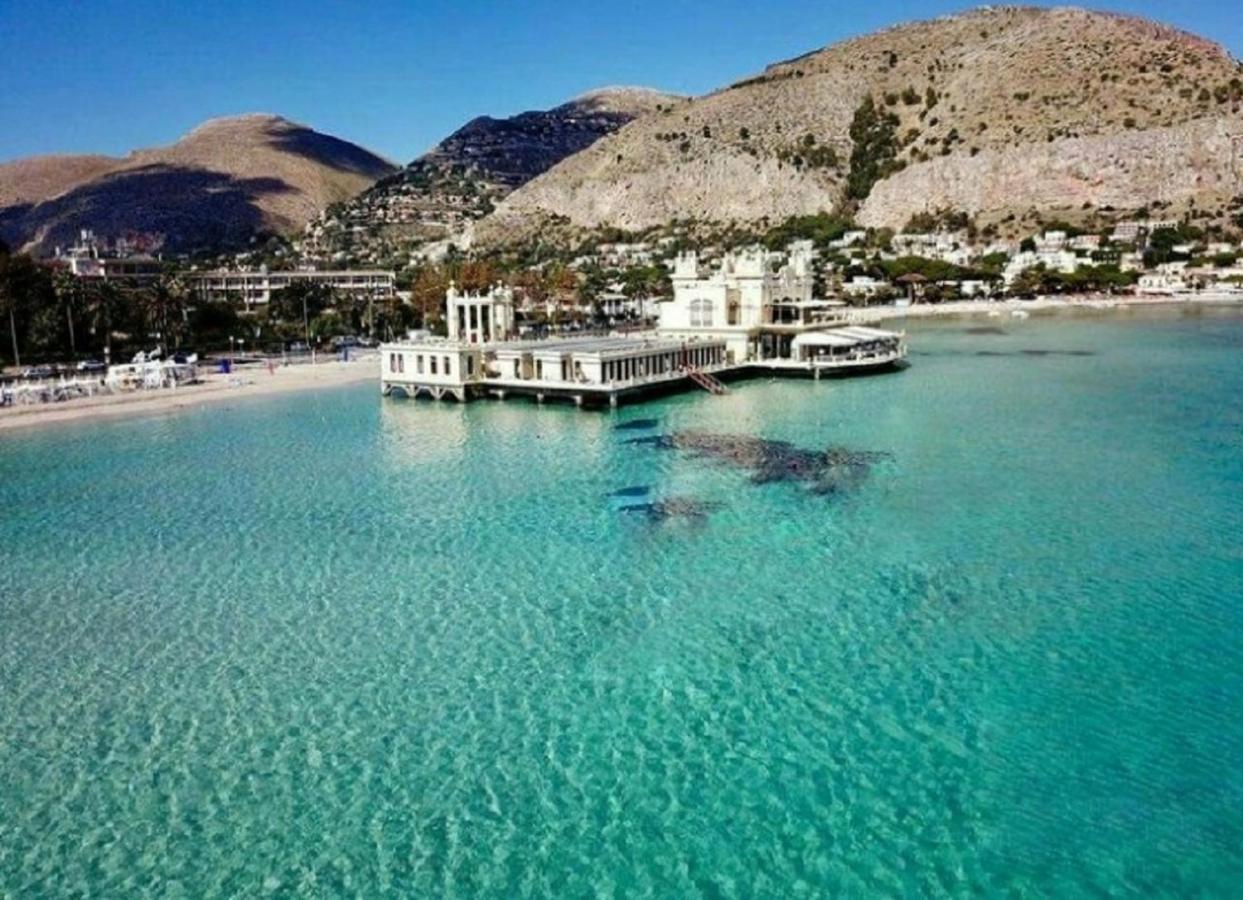 Villa Coral Mondello Palermo Exterior foto